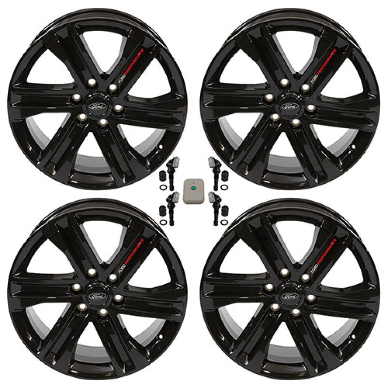 Ford F-150 Wheels - Ford Racing - 20x8.5in Cast - Gloss Black - `24-`25